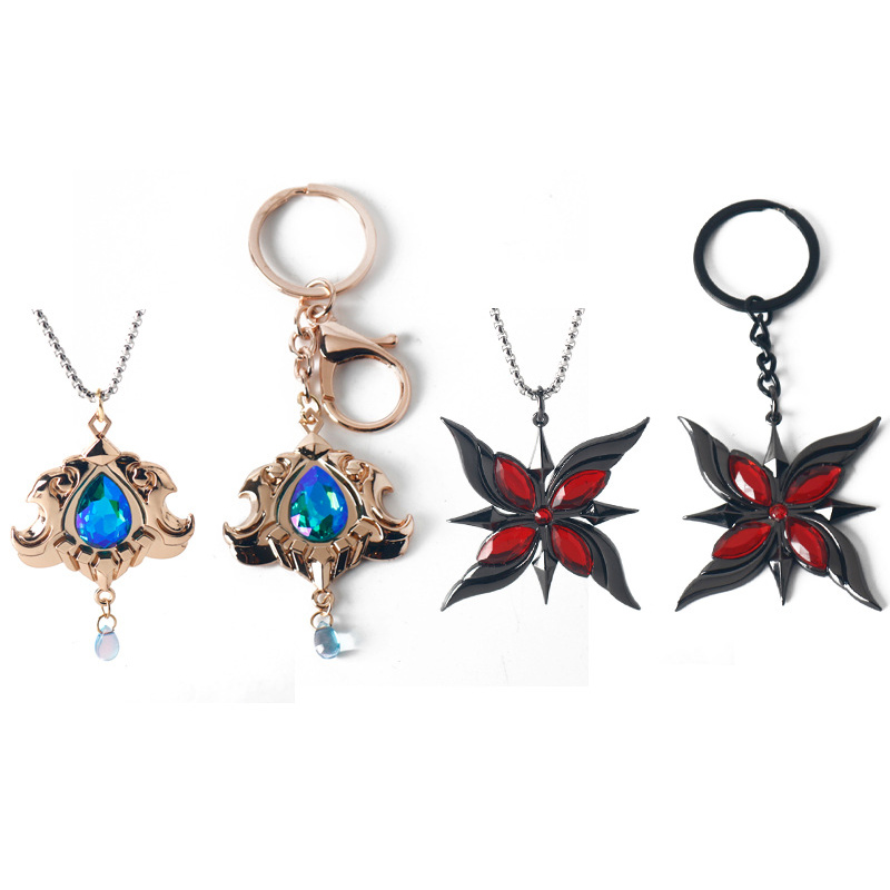 Collane con portachiavi in ​​lega anime