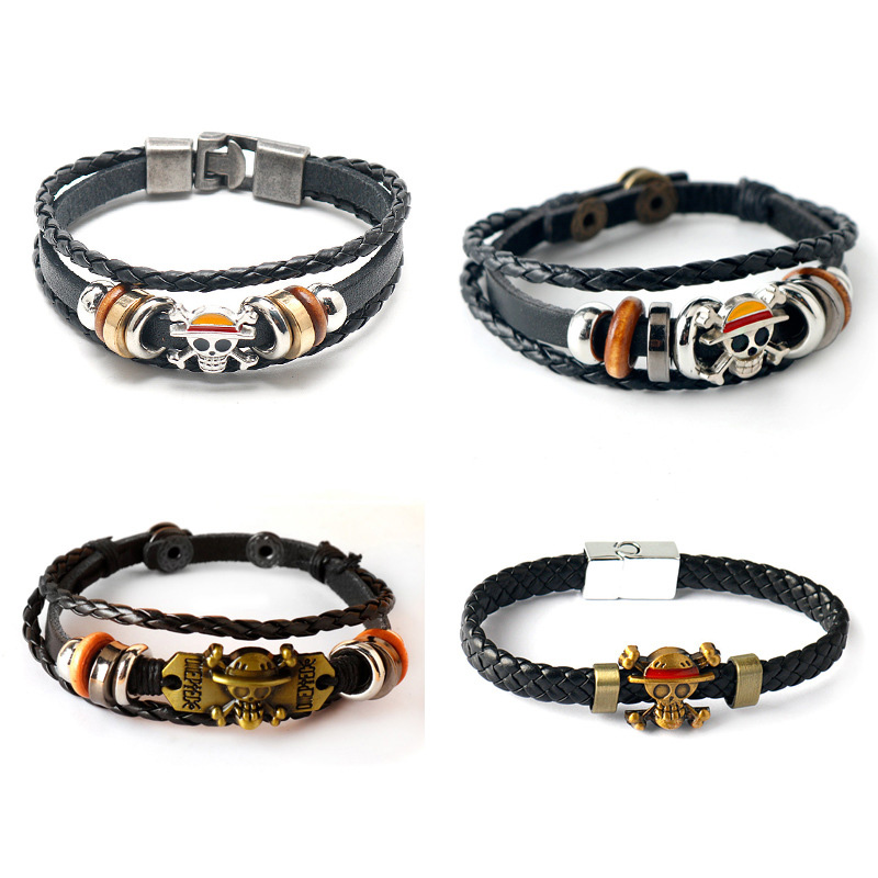 Bracciale in pelle anime