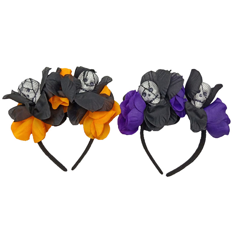 Canda per capelli fantasma di schiuma di fiori di fiori artificiali