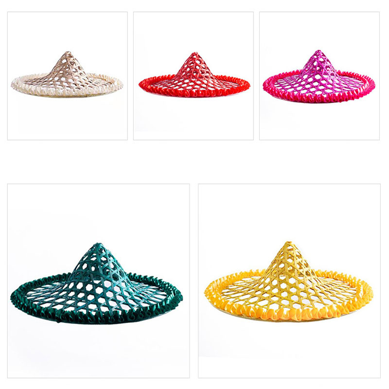 Cappello di paglia da ballo in bambù