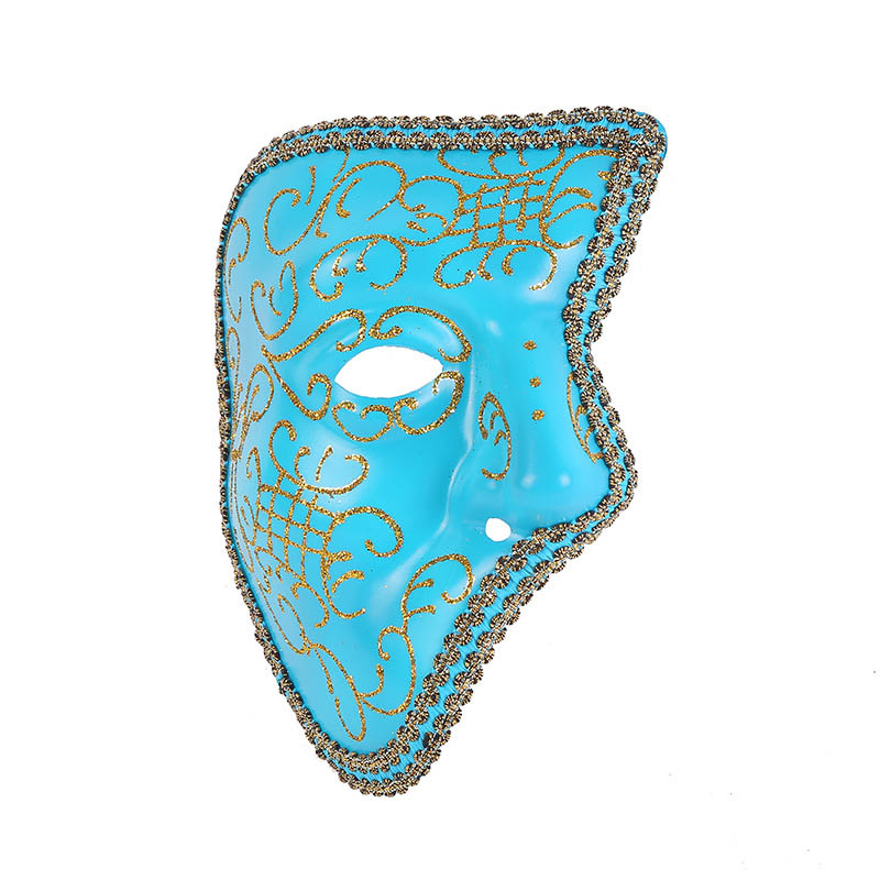 Maschera veneziana di Carnevale a mezzo volto