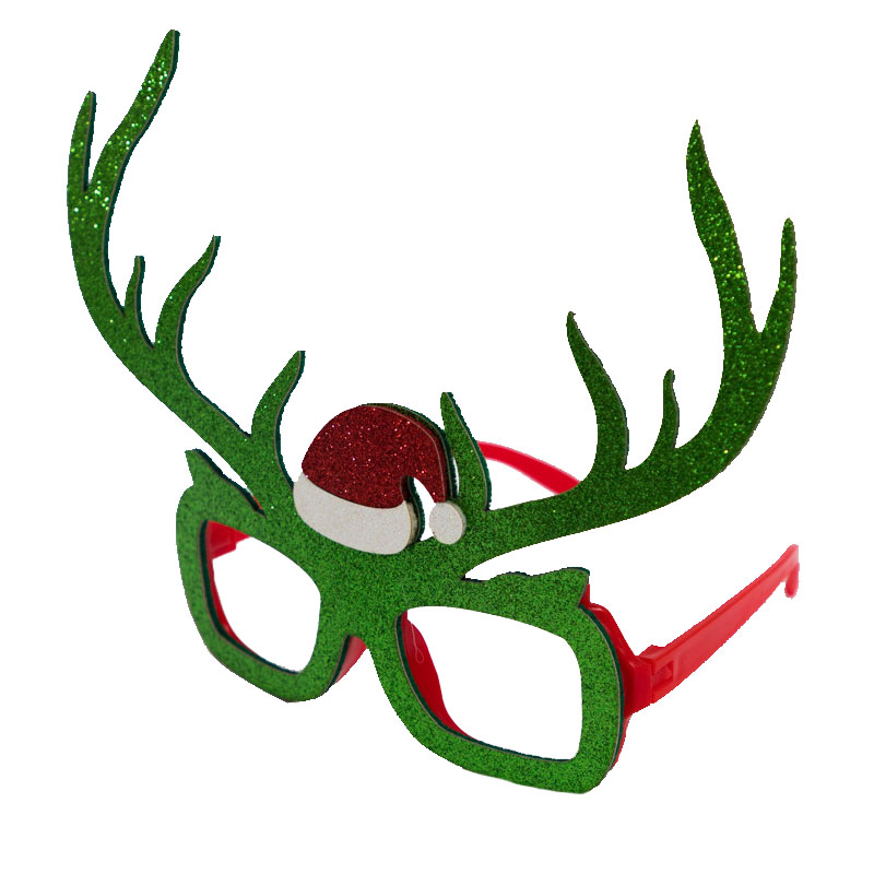 Occhiali di decorazione natalizia