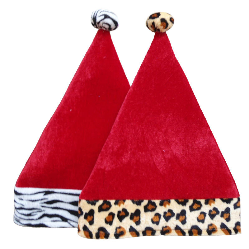 Cappello natalizio di Natale peluche Babbo Natale