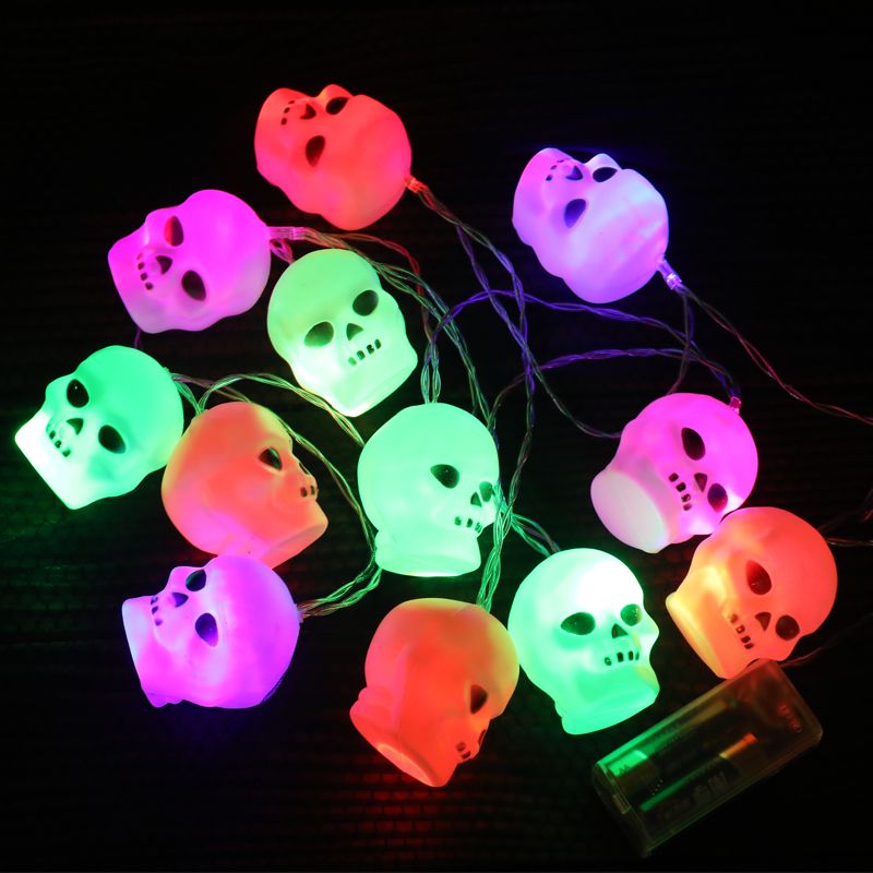 Luci colorate per interni di Halloween con 30 LED fantasma