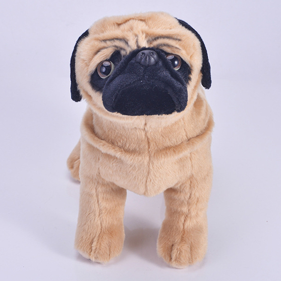 Simpatico peluche per cani Pug Peluche ripiene Pug Dog