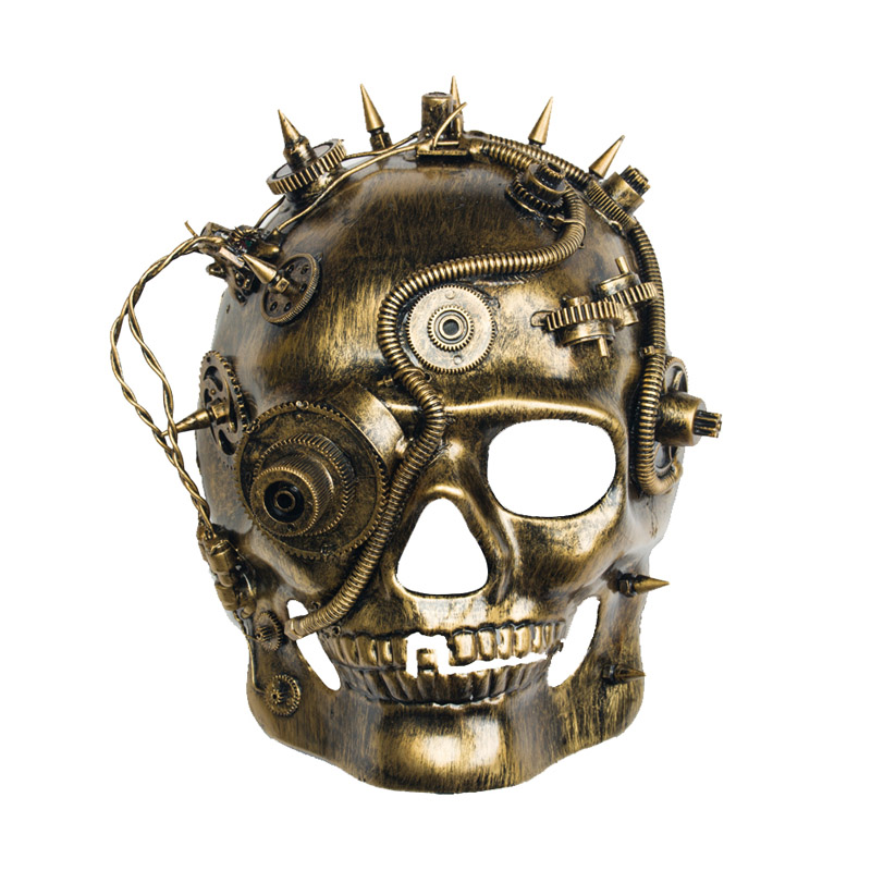 Maschera Steampunk cyborg