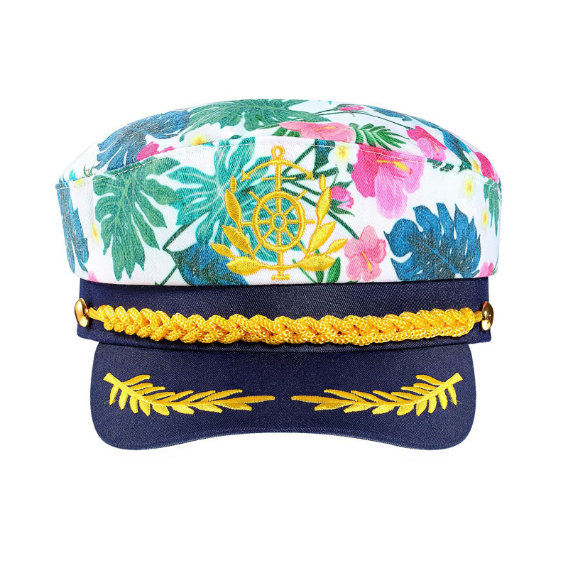 Cappello da parte della stampa a foglia stampata alla moda