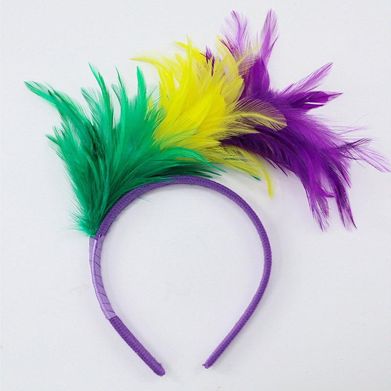 Accessori per capelli piuma