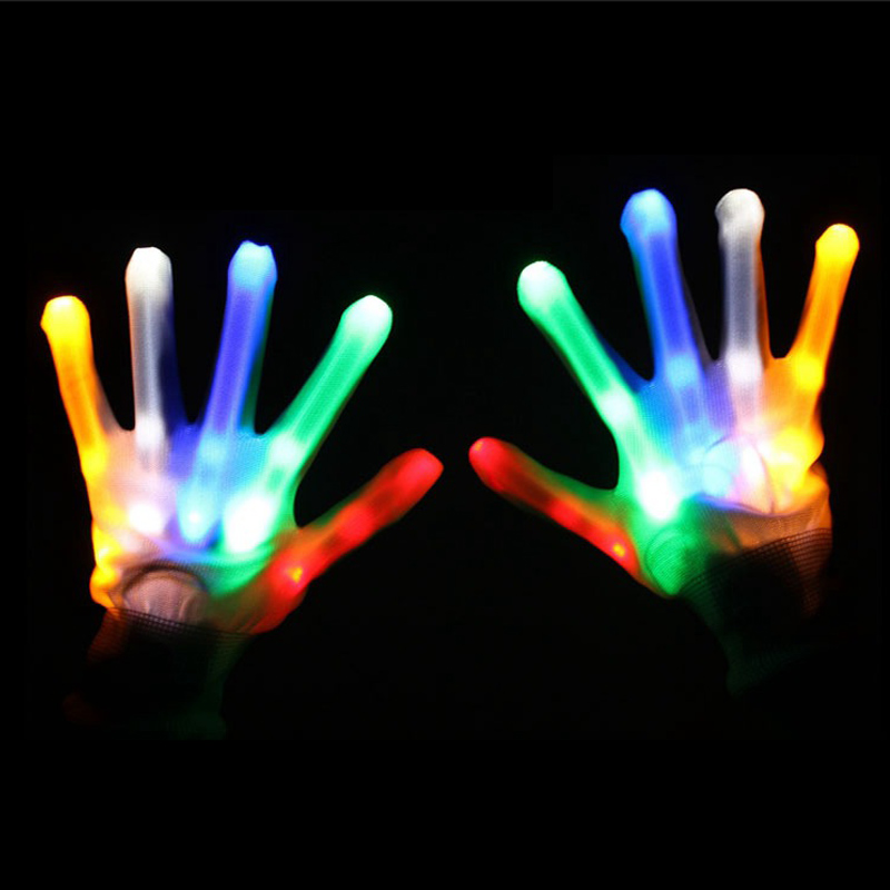 Guanti a LED lampeggianti