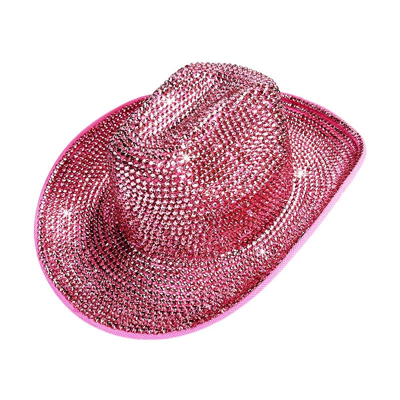 Cappello da cowboy da festa con diamanti pieni