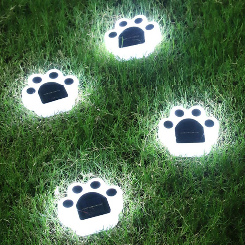 Lampada da zampa di orso carino da giardino adatto