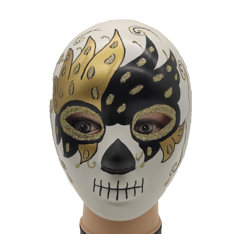 Maschera in maschera di Halloween Day of the Dead