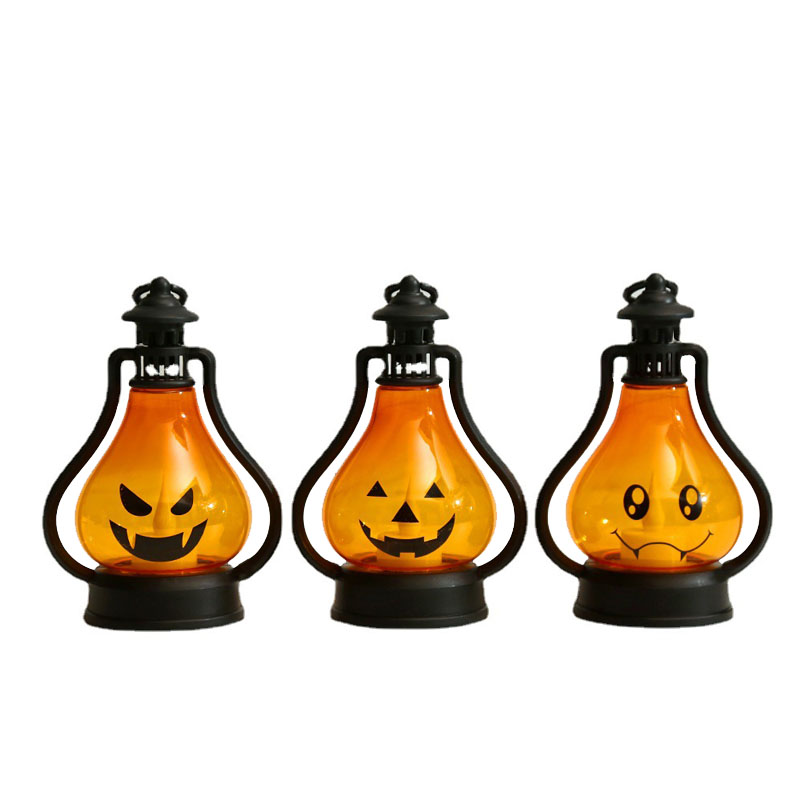 Candela a forma di zucca di Halloween