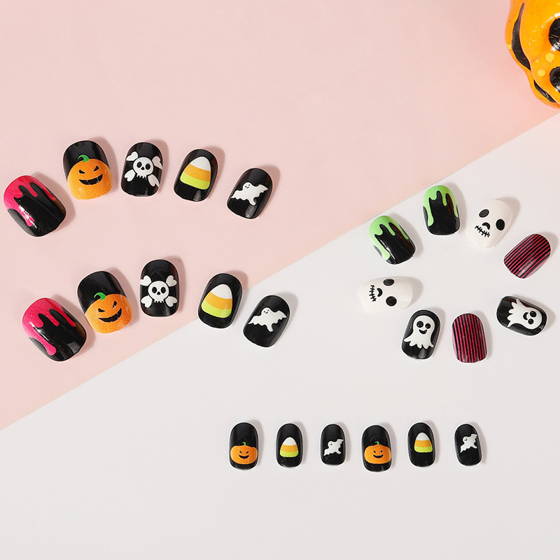 Halloween Short Press su unghie finte