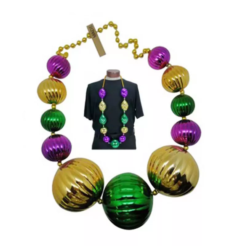 Collana di perline Jumbo Mardi Gras