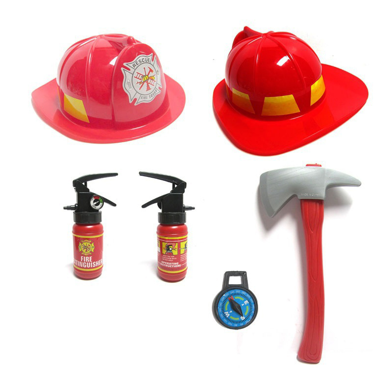 Fireman per bambini vestire costume da 6 pezzi da 6 pezzi