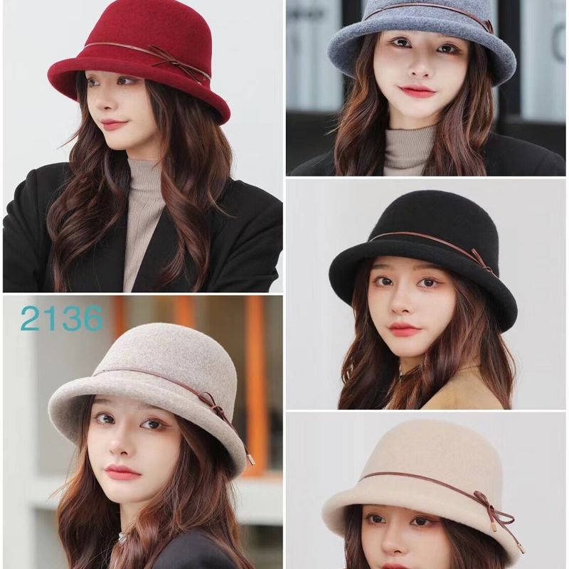 Cappello di lana per donna autunno e inverno