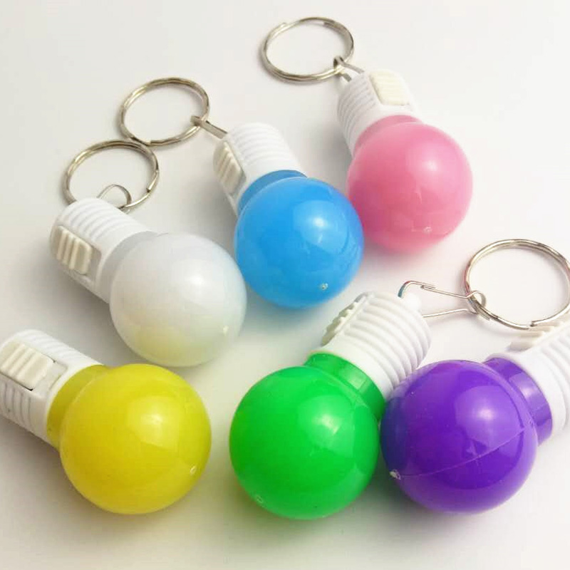 Portachiavi lampeggianti colorati a LED