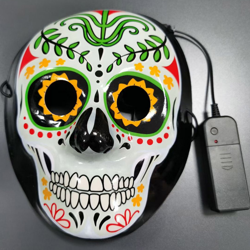 Maschera a LED Light Up Party Facemak