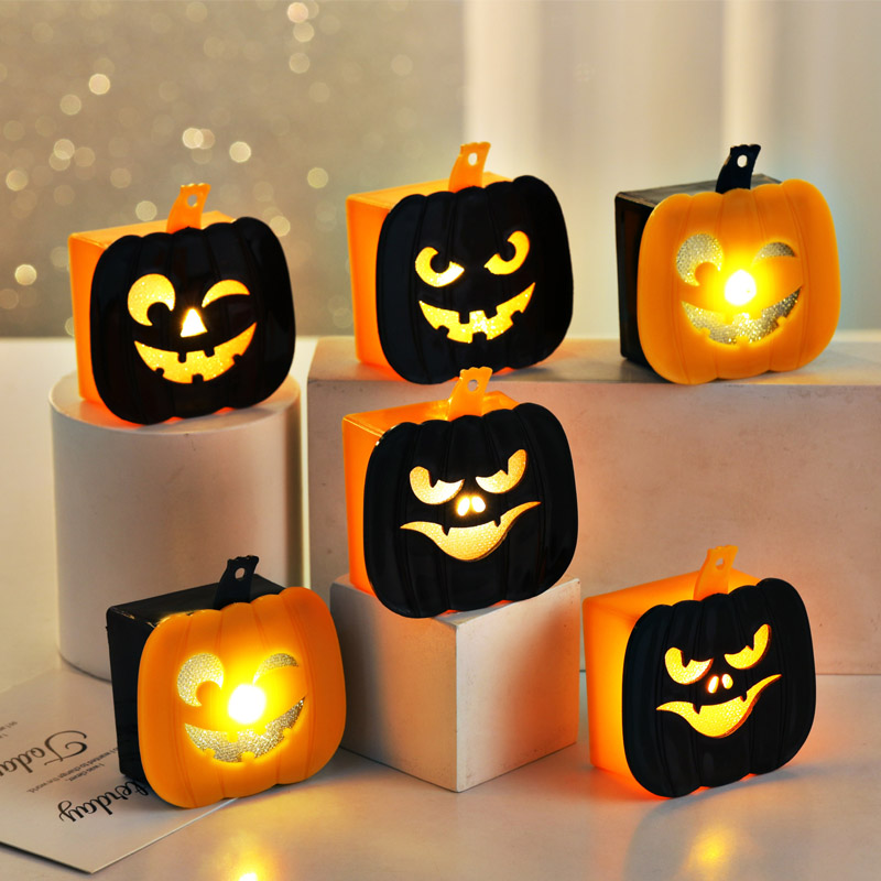 Candele LED Light Light Decorazione della scrivania di Halloween