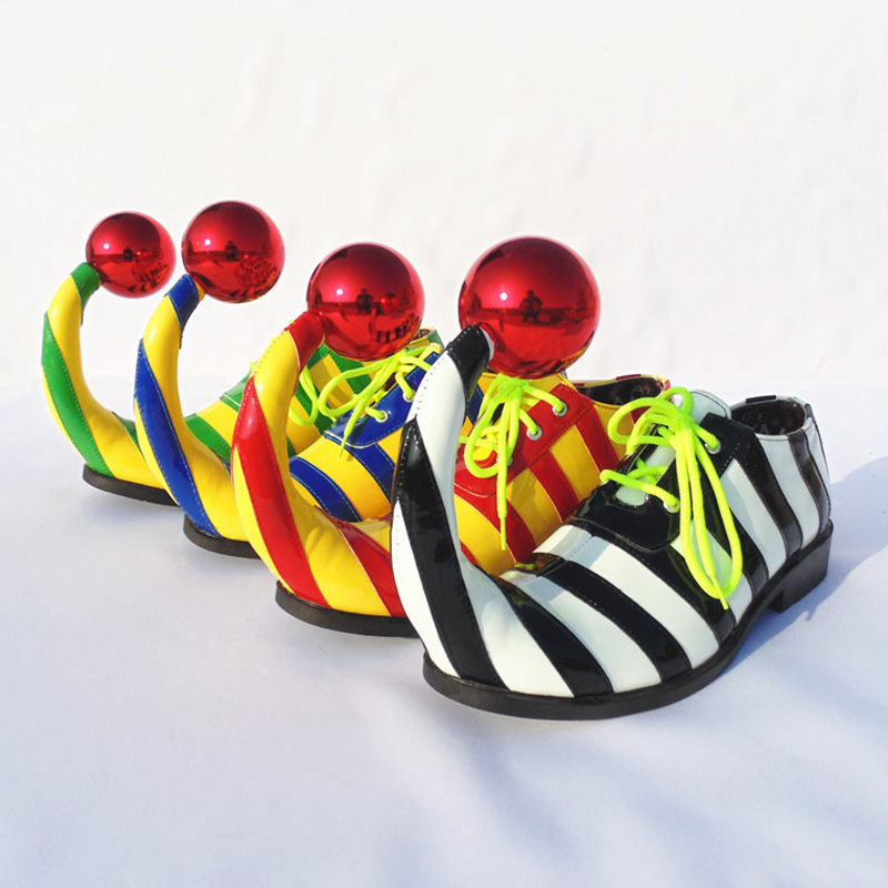 Nuove scarpe da clown colorate Festival Divertenti forniture per vestire il clown