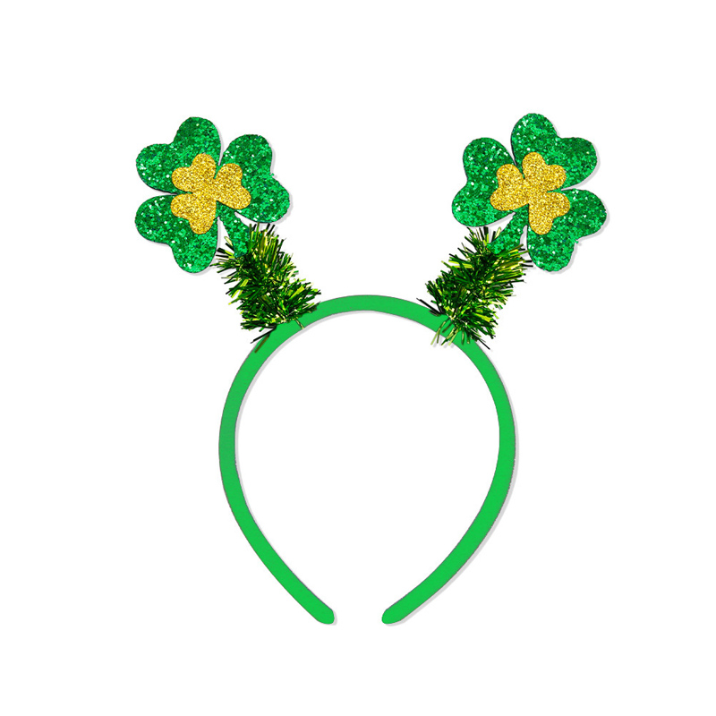 New Irish Festival Clover Headband