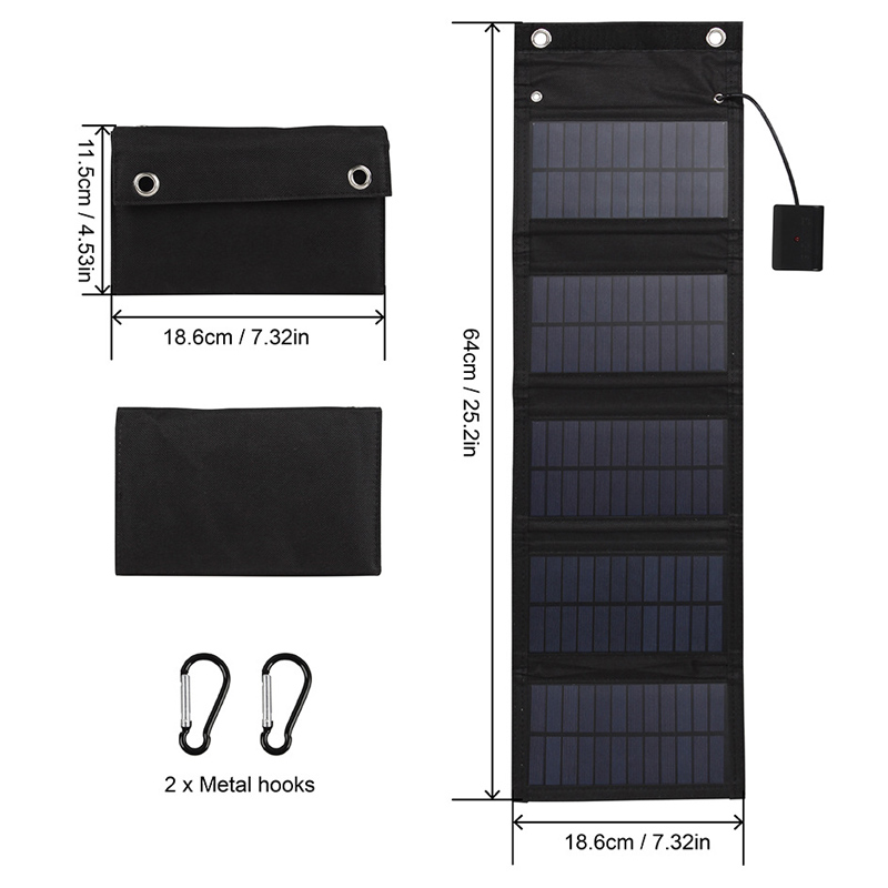 Borsa di ricarica solare del pannello esterno
