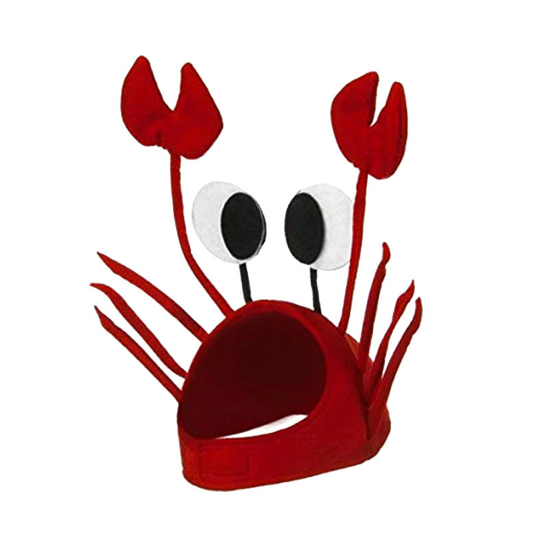 Cappello di granchio rosso costume da festa
