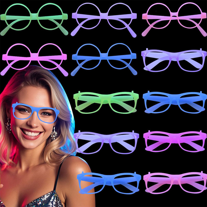 Occhiali cangianti con luce notturna divertente per feste