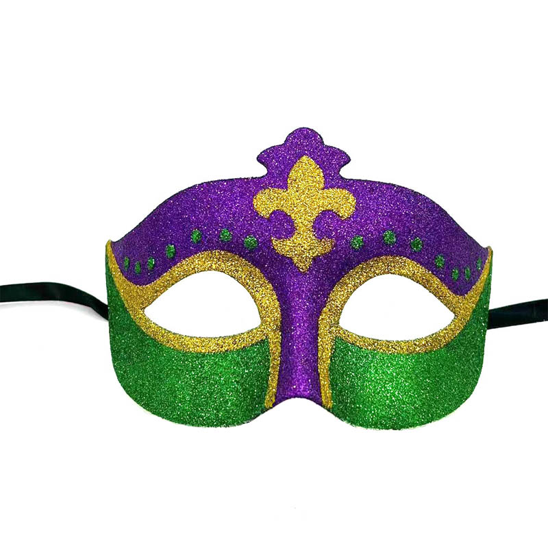 Maschera con paillettes per la festa di Carnevale