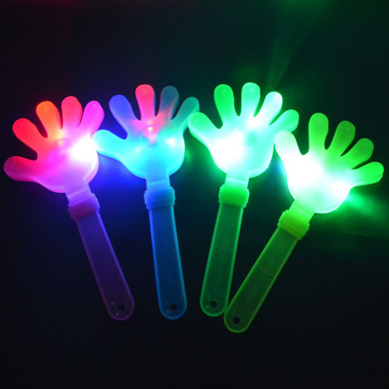 Giocattoli con batacchio a mano in plastica a led Hand Clap per club di concerti di feste