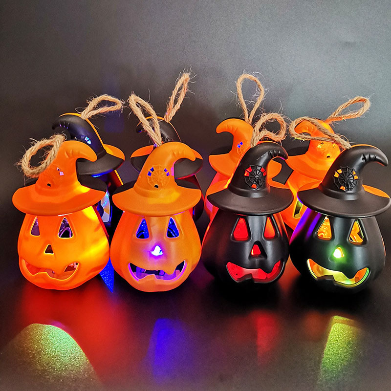 Lampada leggera del cranio di zucca