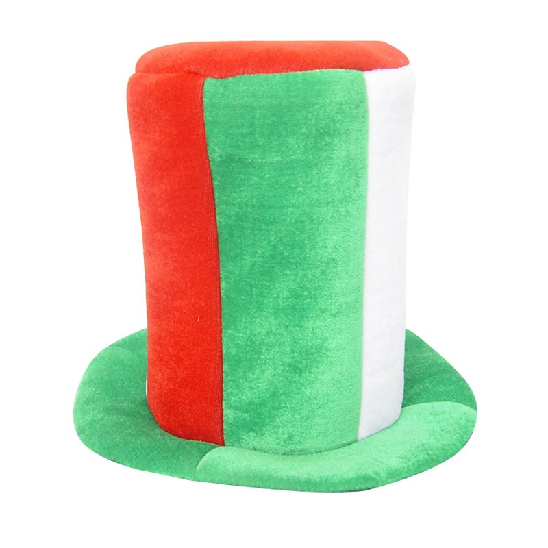 Cappello a cilindro Cosplay Berretto verde Cappelli irlandesi