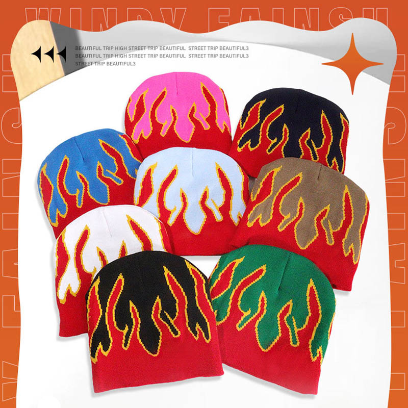 Stampa invernale Stampa Jacquard Cappello a maglia