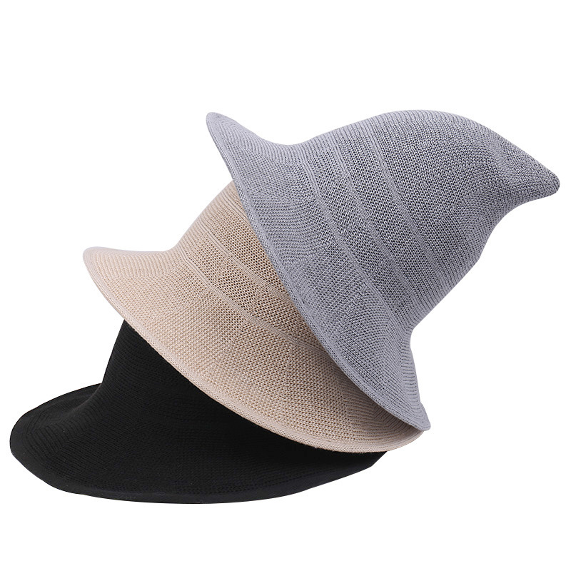 Cappelli da strega da donna Cappellino da lavabo pieghevole con visiera a tesa larga