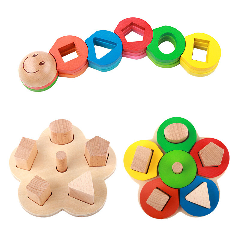 Giocattoli da scozzera del puzzle in legno