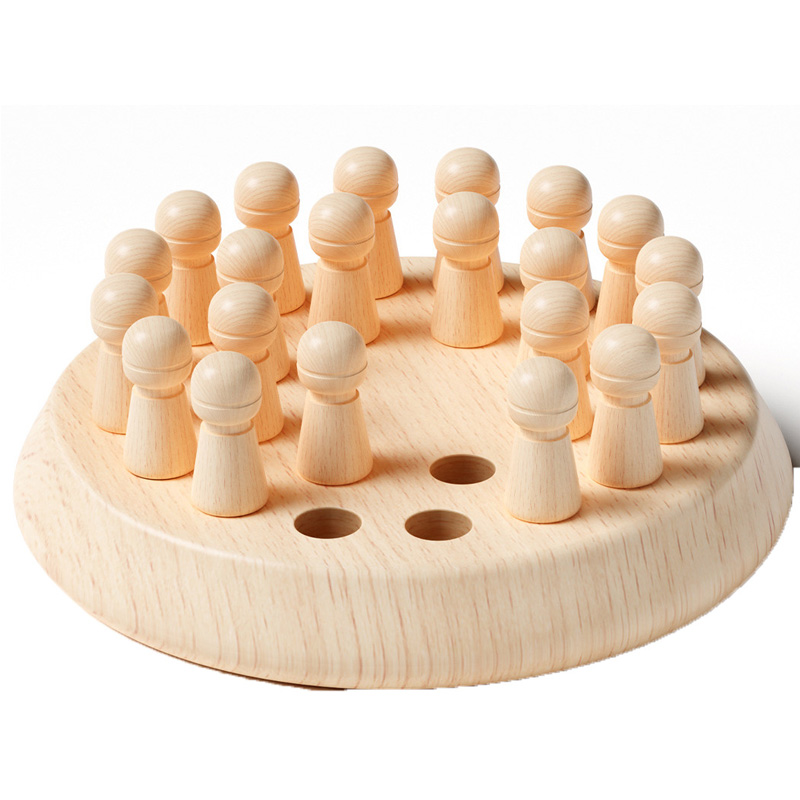 Game di scacchi per gli scacchi per match di memoria per bambini in legno